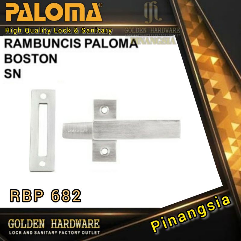 Kunci Jendela Rambuncis PALOMA Slot Jendela RBP 682 BOSTON