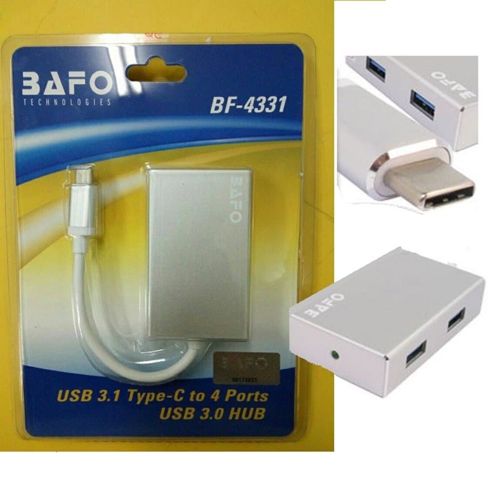 Accessories Kabel Type C USB To HUB 3.0 4 Port - Merk Bafo (BF-4331)