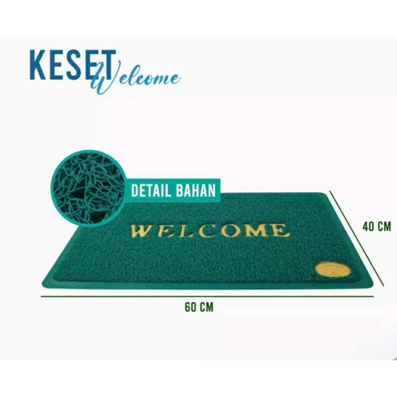 keset welcom uk 40×60cm murah