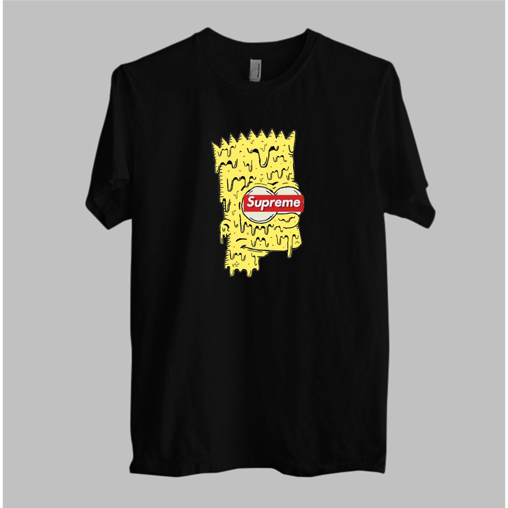 supreme t shirt bart simpson