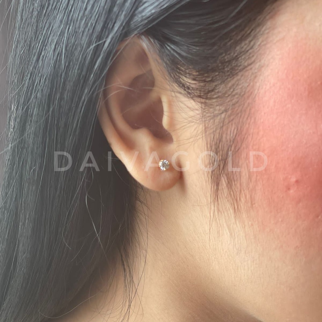 [BEST SELLER] Anting Emas Asli Gold Stud-S (GS-S) / Anting Tusuk Kadar 700/16K