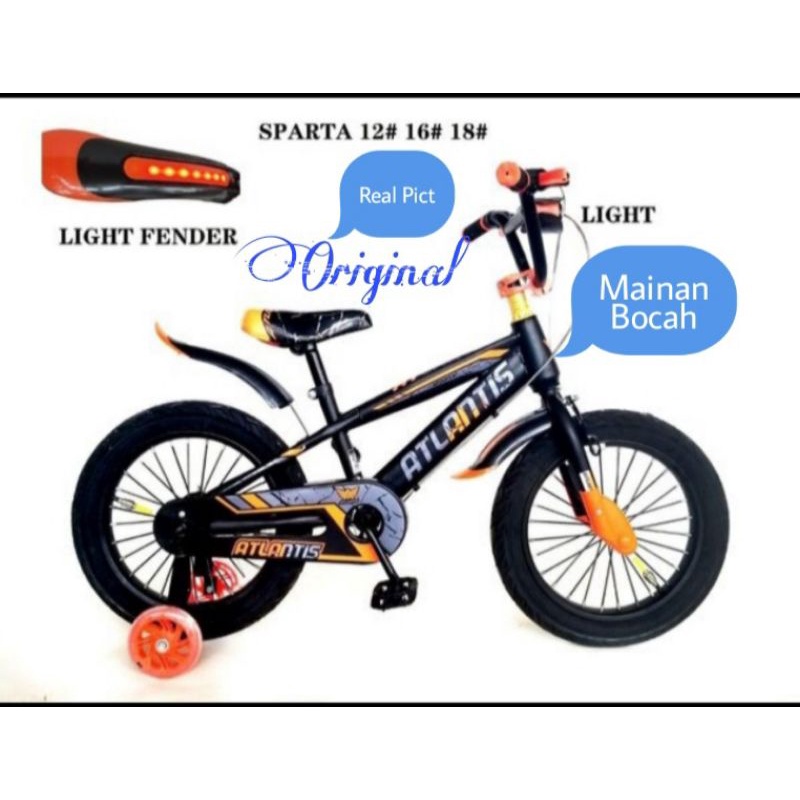 Sepeda Anak BMX Atlantis Sparta 16 Inch Ban Jumbo Sepeda BMX 16 Atlantis Musik Lampu