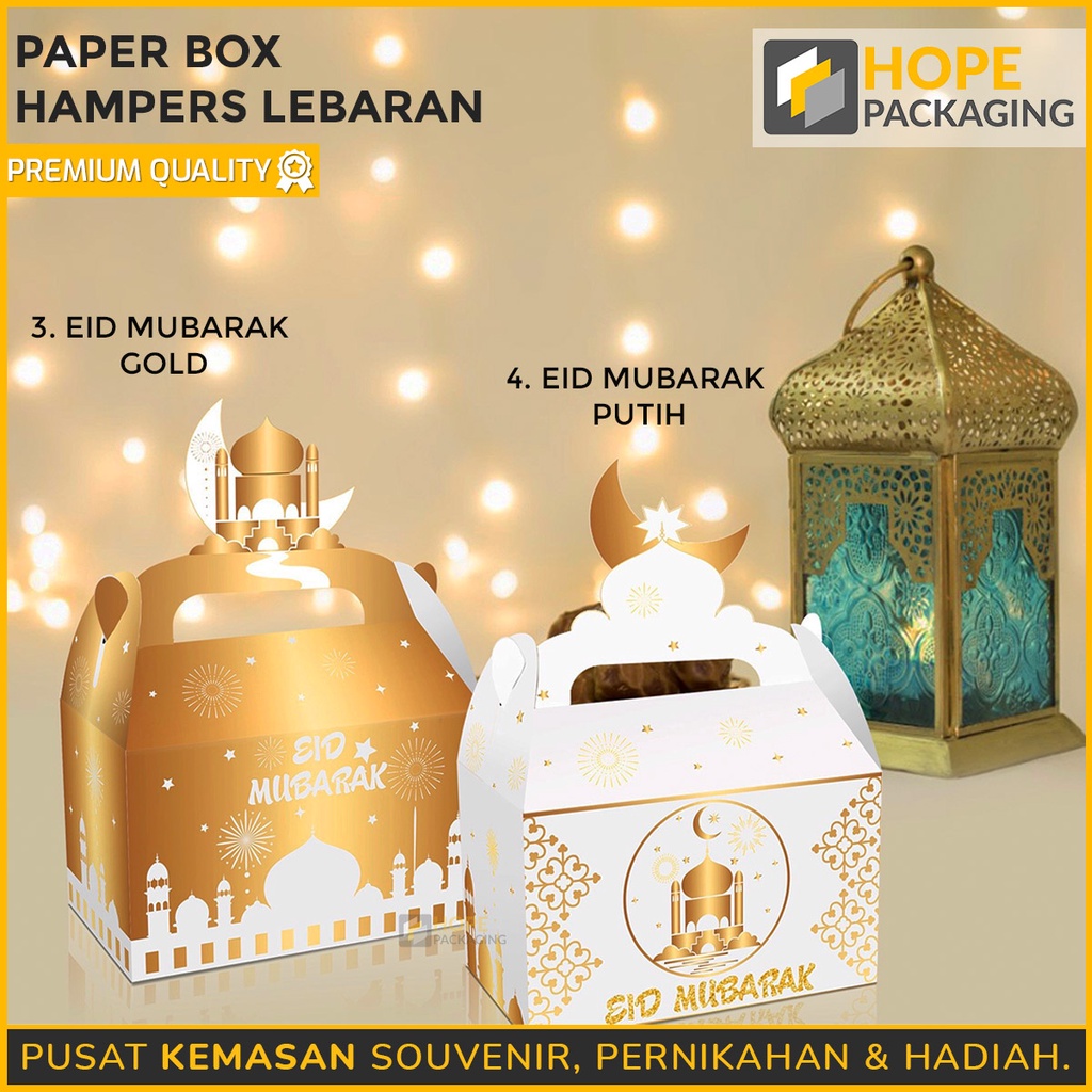 Paper Box Packaging Kotak Kue Lebaran muat 2 toples kotak 250gram Hampers Lebaran / Dus Kue Parcel Lebaran