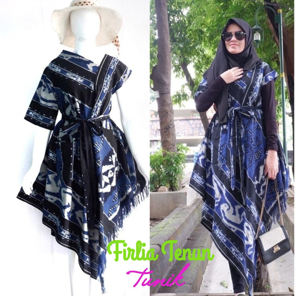 Firlia Tenun | Tunik Tenun Etnik