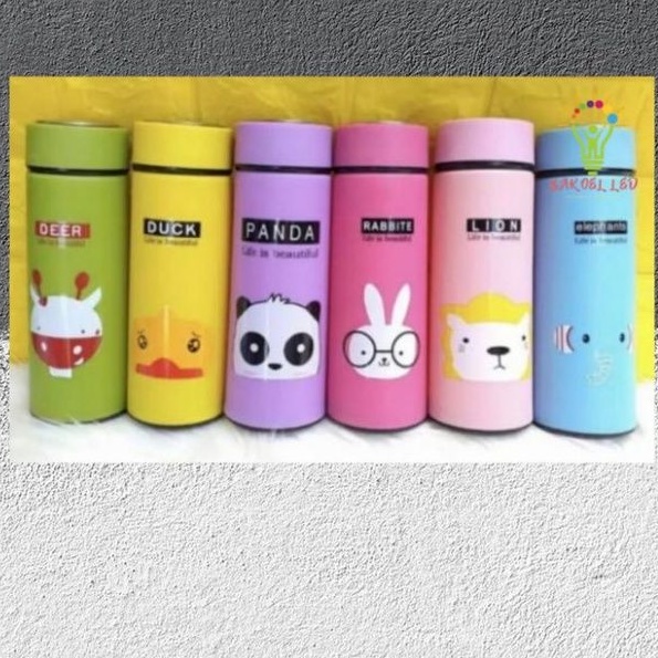 Botol Kaca Animal Random Botol Minum Kaca Animal