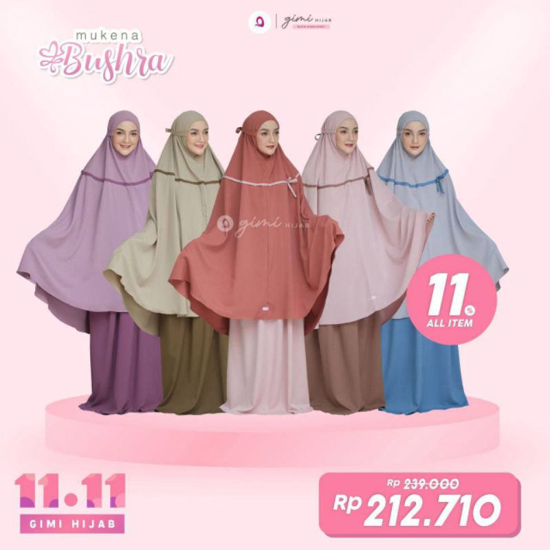 mukena busroh by gimi hijab