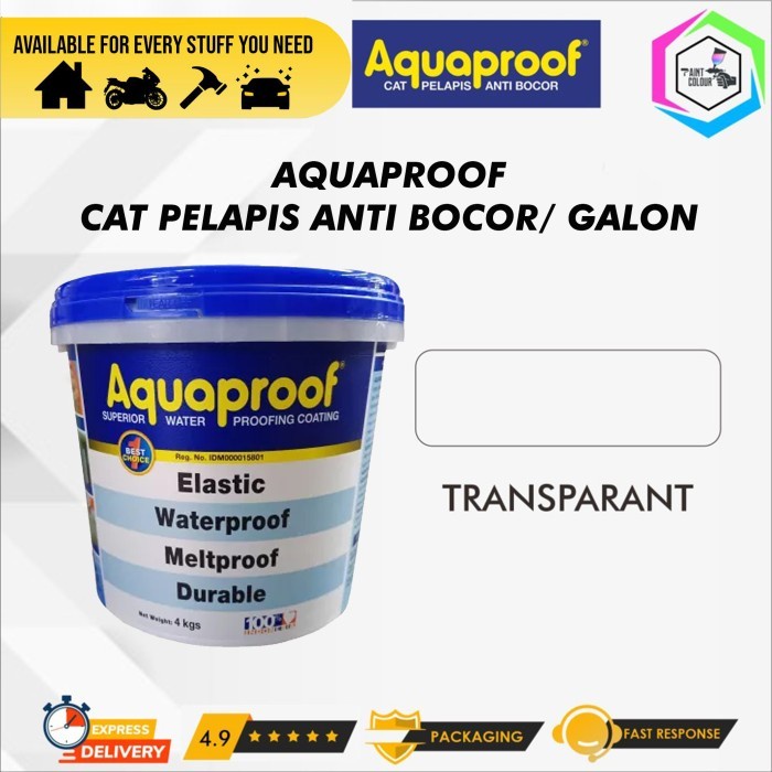 Aquaproof Cat Pelapis Anti Bocor Galon - Transparan AQT T GL