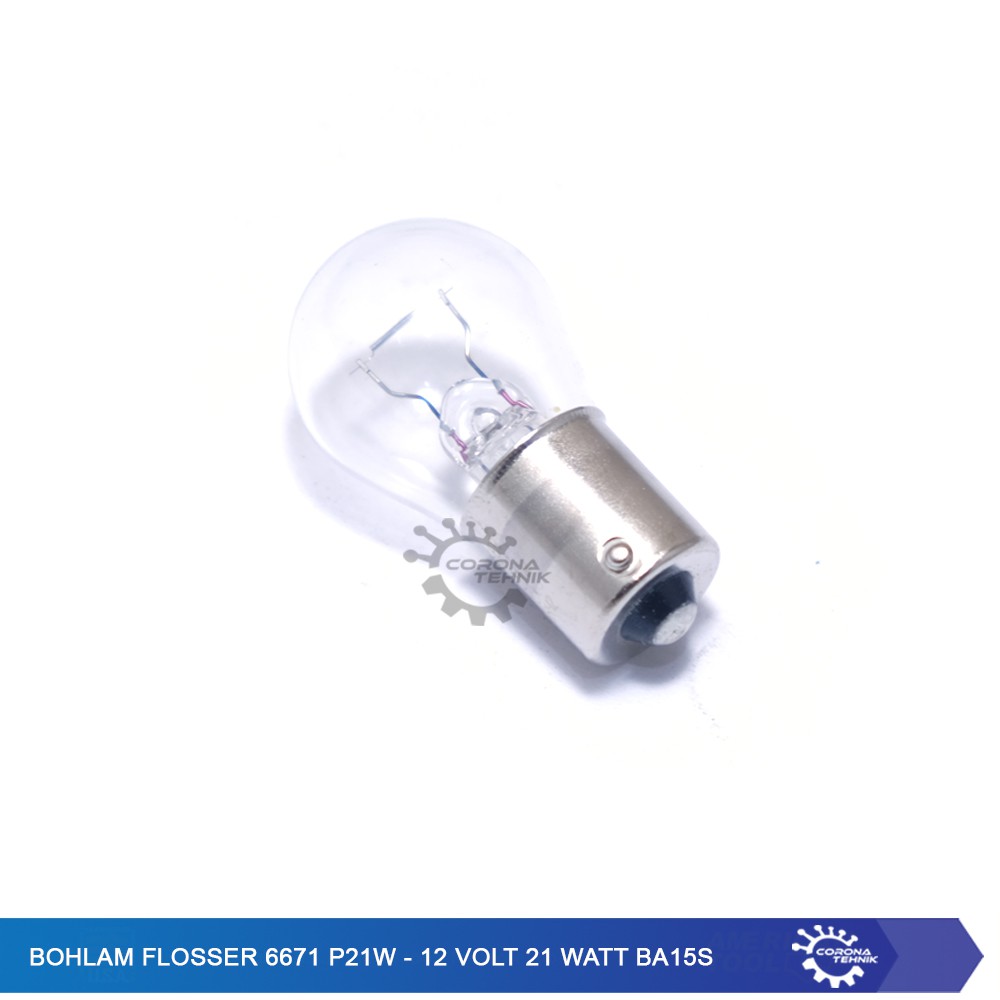 Bohlam flosser 6671 P21W - 12 Volt 5 Watt BA15s