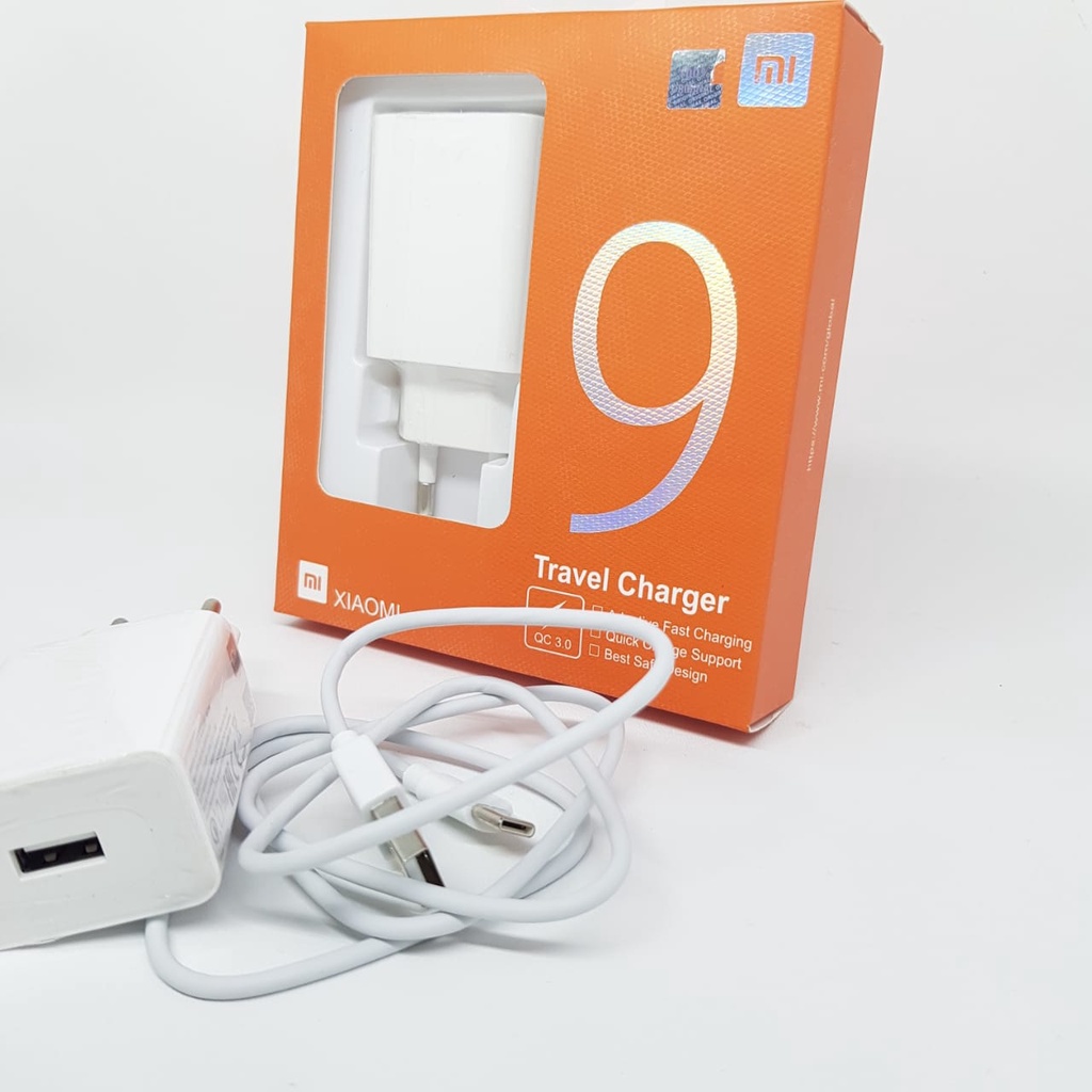 Charger xiaomi mi 9 ori charger type c fast charging [IMPORT]