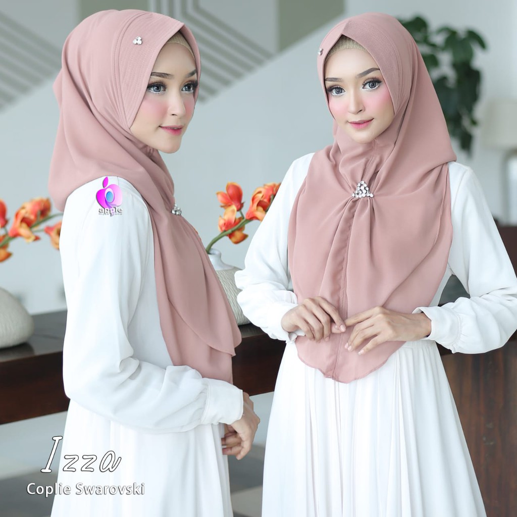 Jilbab Instan Izza Izzah Ori Apple Hijab