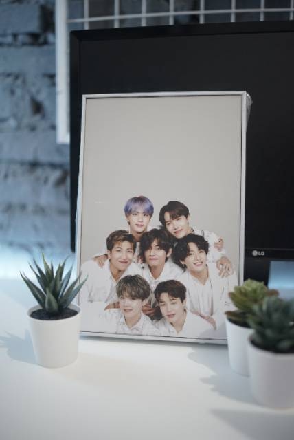 CETAK FOTO 12R / 12RP FRAME BLOK KAYU MINIMALIST - CUSTOM