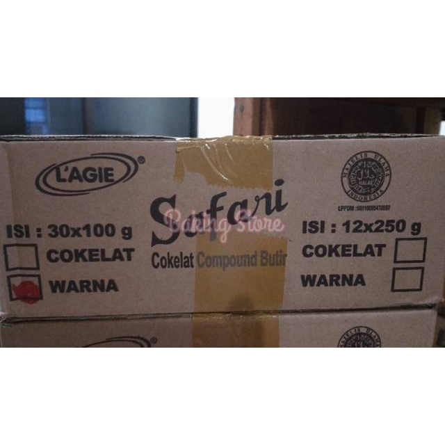 Mesis Butiran Warna Safari 30x100gr - Gosend/Grab Only!! !!