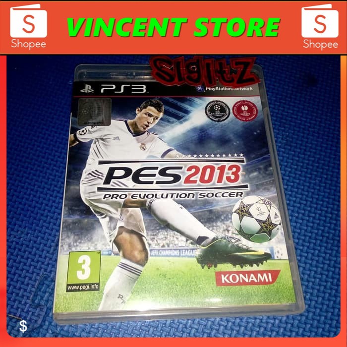 PRODUK ORIGINAL bd ps3 kaset pes 2013