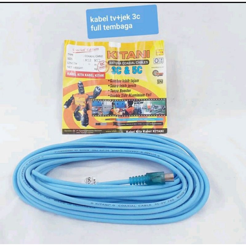 Kabel Antena Kitani 3c 10 Meter dan 15 meter