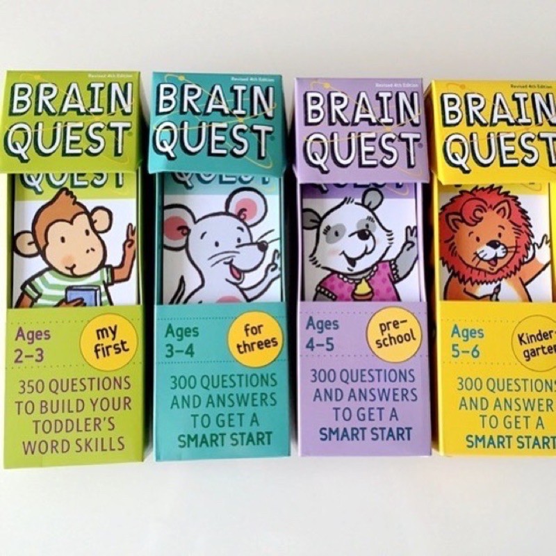 The whole set of brain quest toddler edition