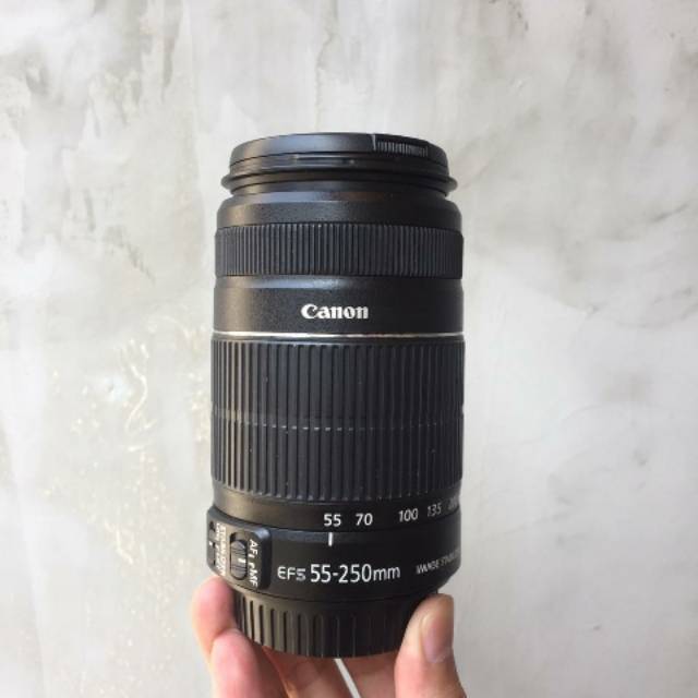 Lensa Tele Canon 55-250 IS