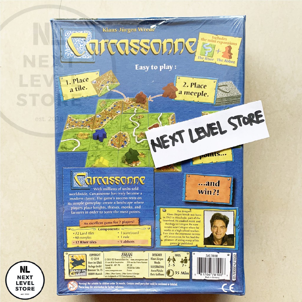 Carcassonne Board Games STOCK READY Carcasonne Game NEW