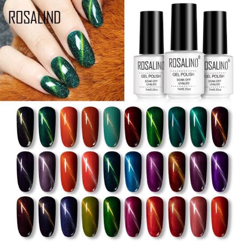 Rosalind Cat Eye Series 7ml / Cat Eye UV Gel Polish / Gel Polish Cat Eye Rosalind