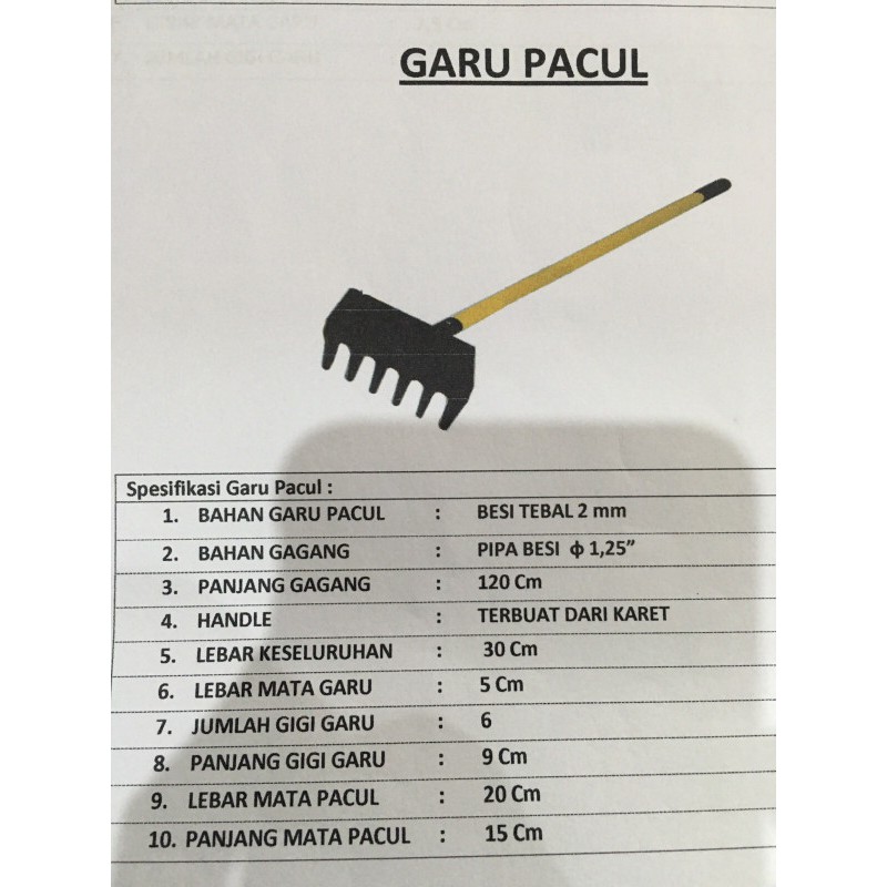 Garpu pacul