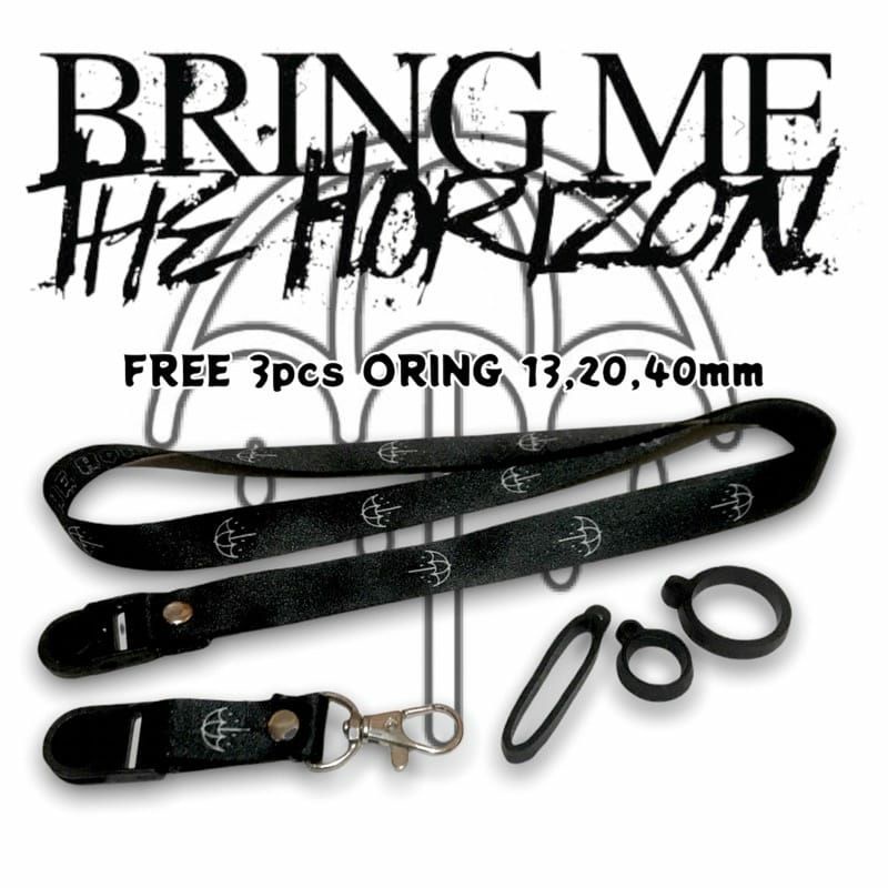 

lanyard BRING ME HORIZONTAL gantungan kunci DISTRO / tali lanyard gantungan leher id card name tag kartu nama