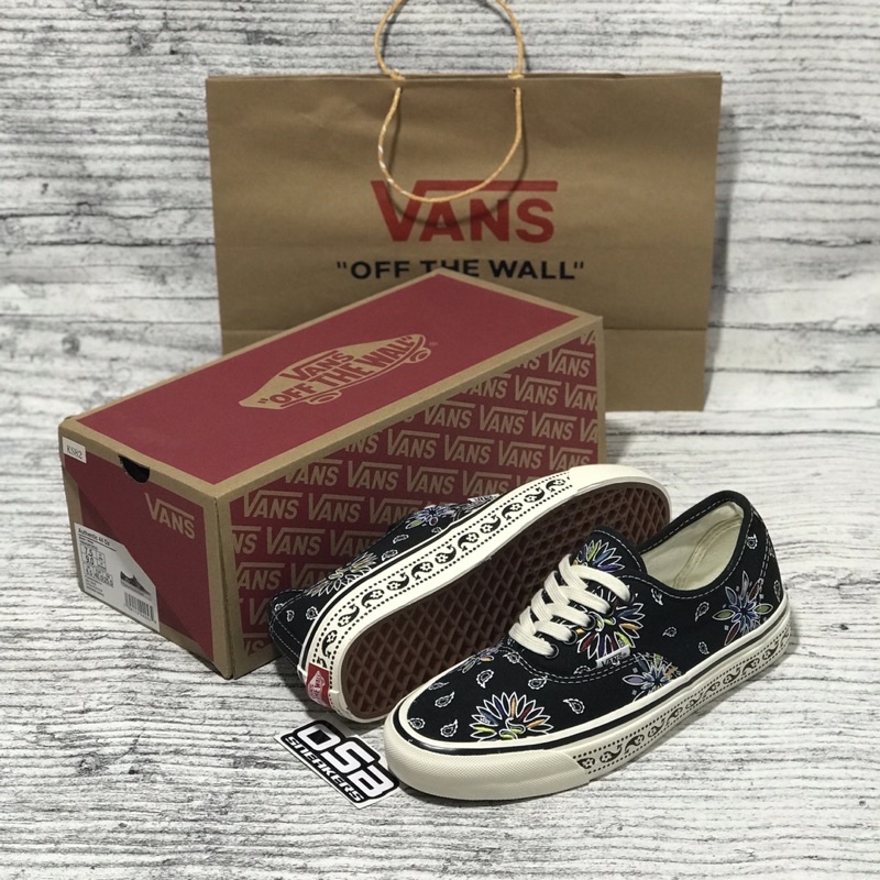 Vans Authentic 36 Dx Anaheim Factory Paisley Black