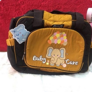 Tas besar oval saku baby care bct 4001