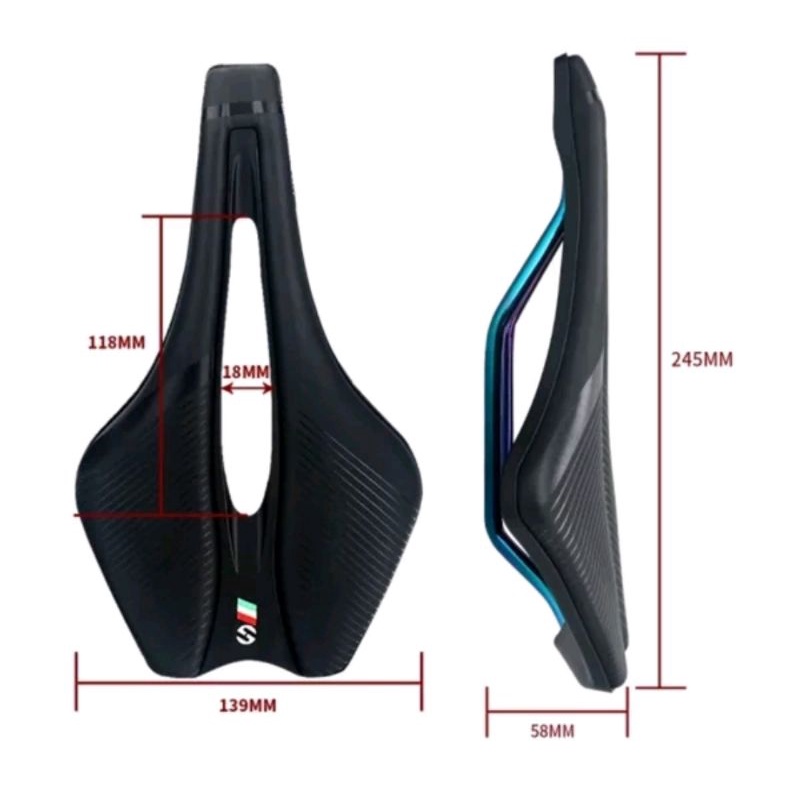 Saddle Toseek Bike Body Geometry Ergonomic Cocok Mtb Roadbike Cyclo Cross Sadel Sadle Jog Jok Sepeda Road Bike