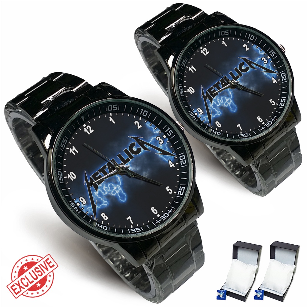 Jam Tangan Rantai Couple METALLICA BAND 02 (Awesome)