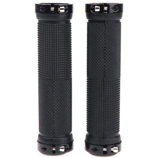 HAND GRIP DOUBLE LOCK HANFAT HANPAT KARET STANG sepeda lipat balap mtb