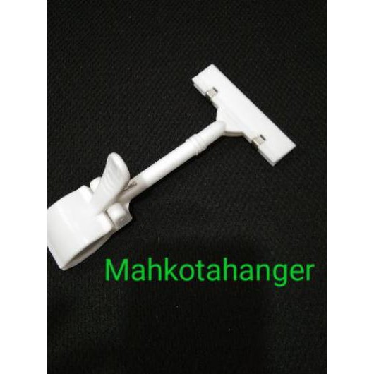 

Menarik Jepit Harga Obral serbaguna / Penjepit harga label papan price tag hanger putih (18cm) 04J#