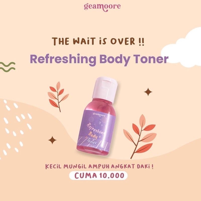 Geamoore Refreshing Body Toner 30ml BPOM