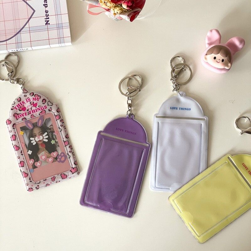 [BS] BISA COD Gantungan Tempat Penyimpanan ID Card Photocard Holder Cute Cow Sapi Unicorn Bear Korea - KP9122