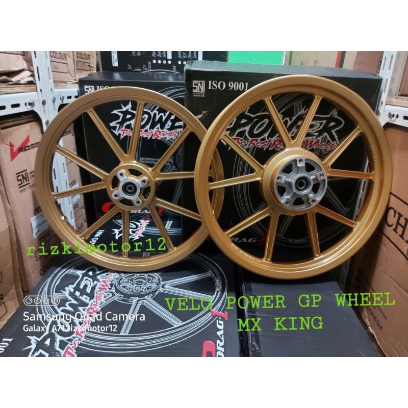 VELG RACING POWER GP WHEEL DOUBLE DISC YAMAHA MX KING / MX NEW DOUBLE DISC SIZE 17 160/185 NEW MX DD