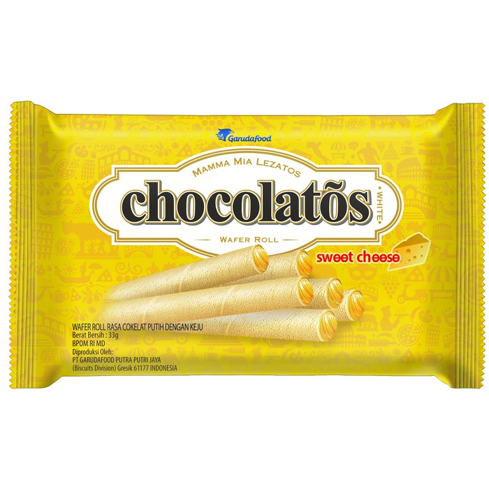 

CHOCOLATOS WHITE SWEET CHEESE- 33GR (WJU5)