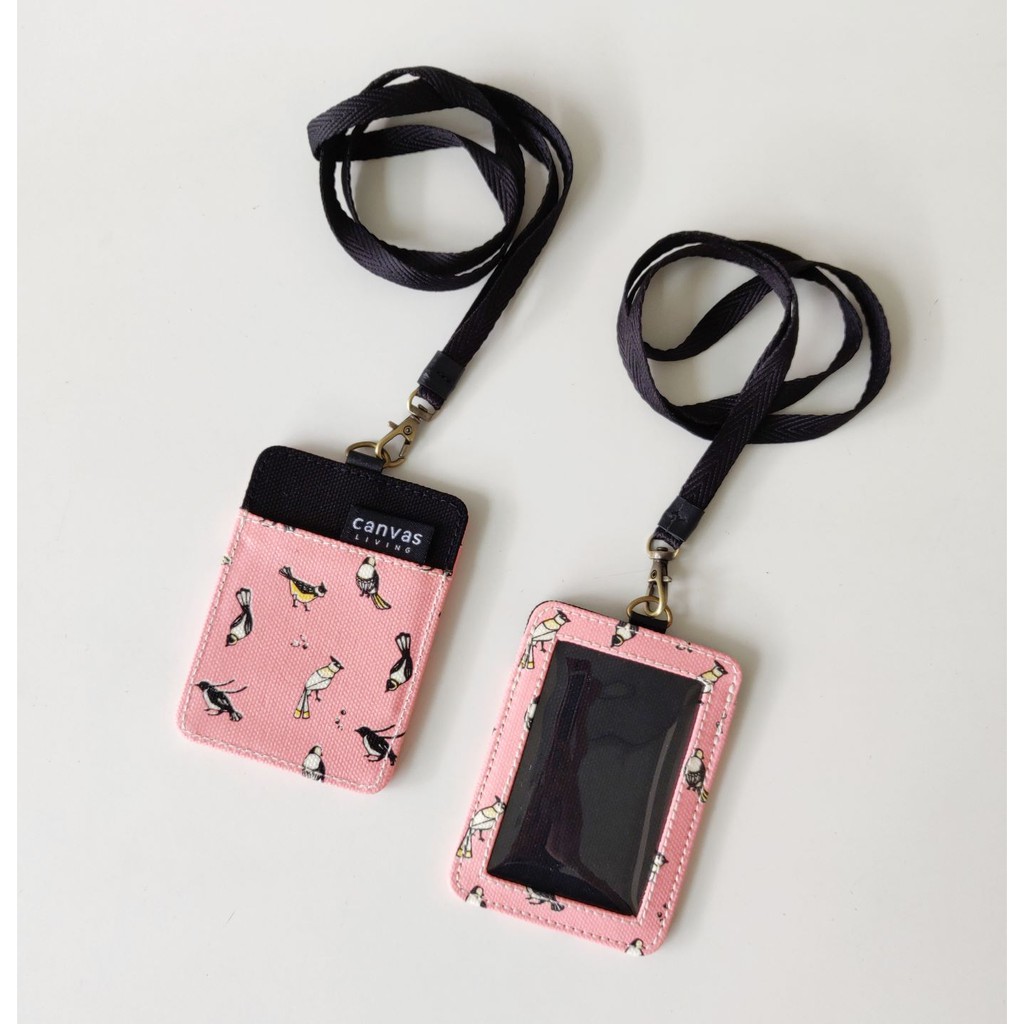 

Canvas Living ID Lanyard Birds Pink