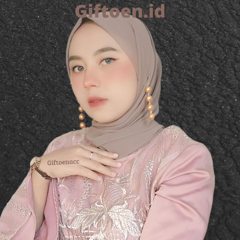 Anting Hijab Juntai Mutiara Kode Pearly by Giftoenacc