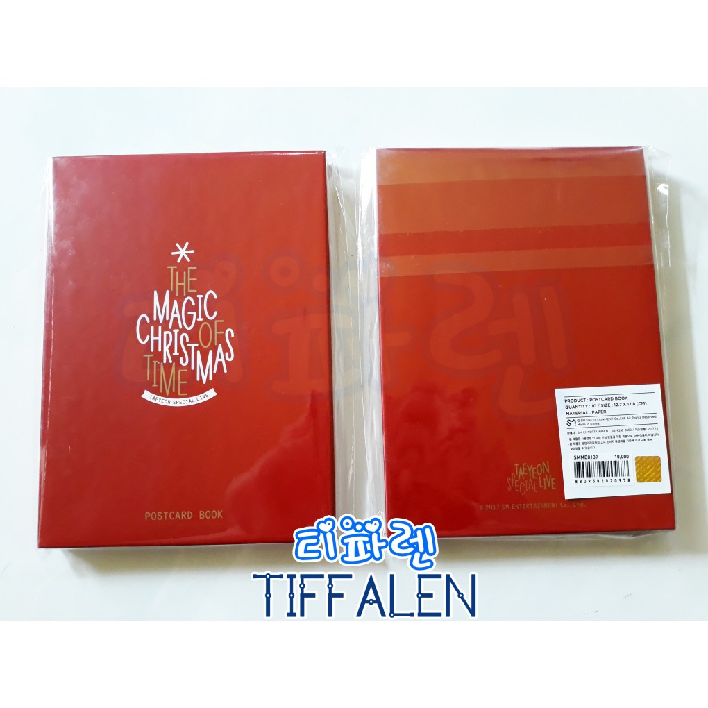 SNSD Taeyeon - Postcard Book - The Magic of Christmas Concert Official Goods
