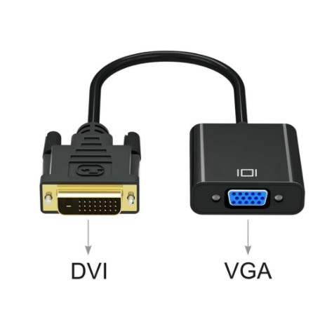 Konverter Dvi 24-1 male to vga female 1080p active - Cable Dvi-d to vga aktif converter