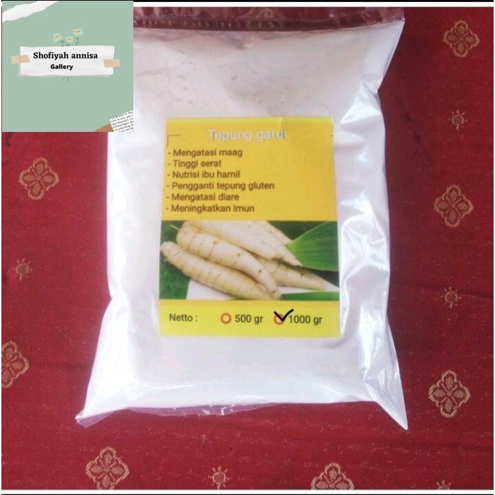 

Tepung Garut/ Pati Garut 1 kg (1000gr)