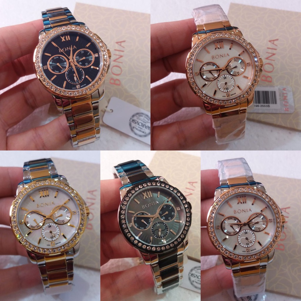 JAM WANITA BONIA BNR190 JAM BONIA WANITA ORIGINAL BERGRANSI