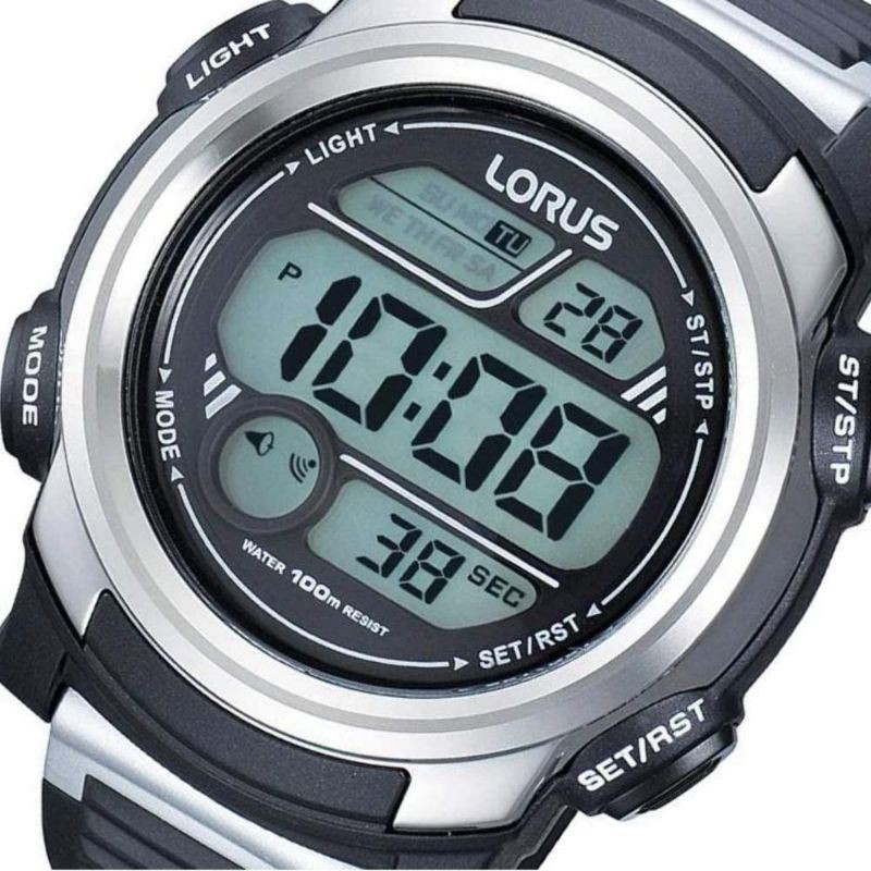 angelswatch promo special jam tangan digital pria hadiah lorus R2313GX-9