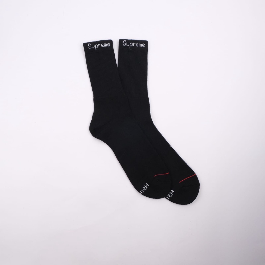 Supreme Hanes Socks Black