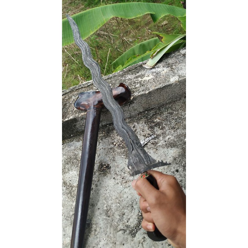 (koleksi)keris pamor jawa sonokeling besar
