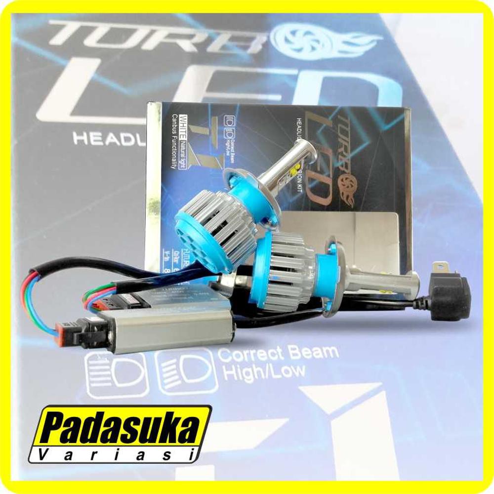 DISKON H4 Turbo LED Turbo Led H4 6000K Super Terang LIMITED