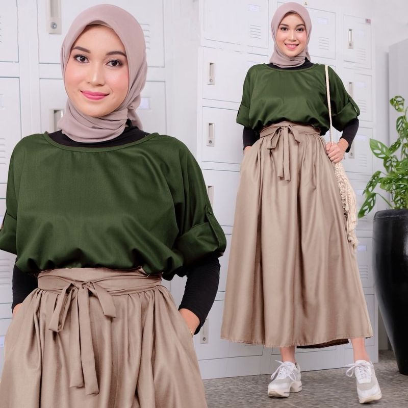 Kejora one set setelan baju muslim wanita 3in1