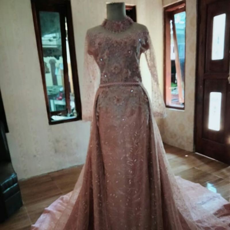 kebaya pengantin muslim