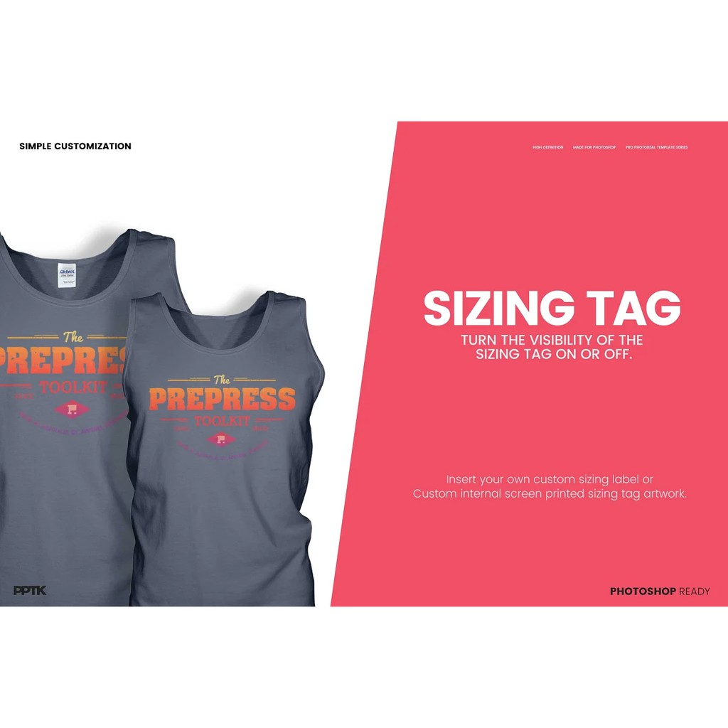 Mens Ghosted Singlet Templates - Adobe Photoshop