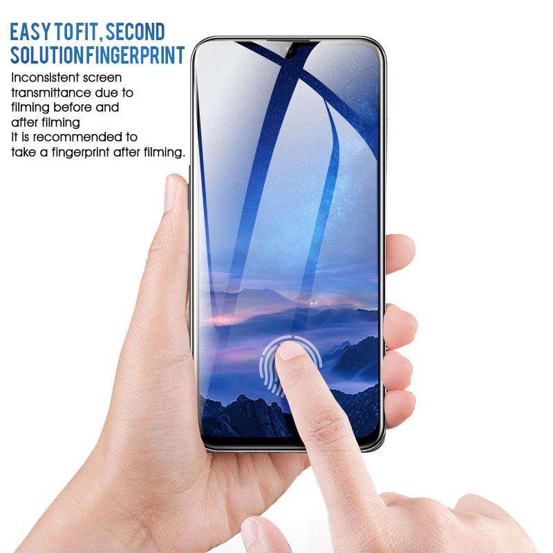 Tempered Glass Full Cover 9D Pelindung Layar untuk Handphone Samsung