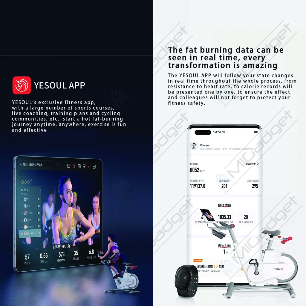 Yesoul V1 V 1 COMMERCIAL Smart Spinning Bike