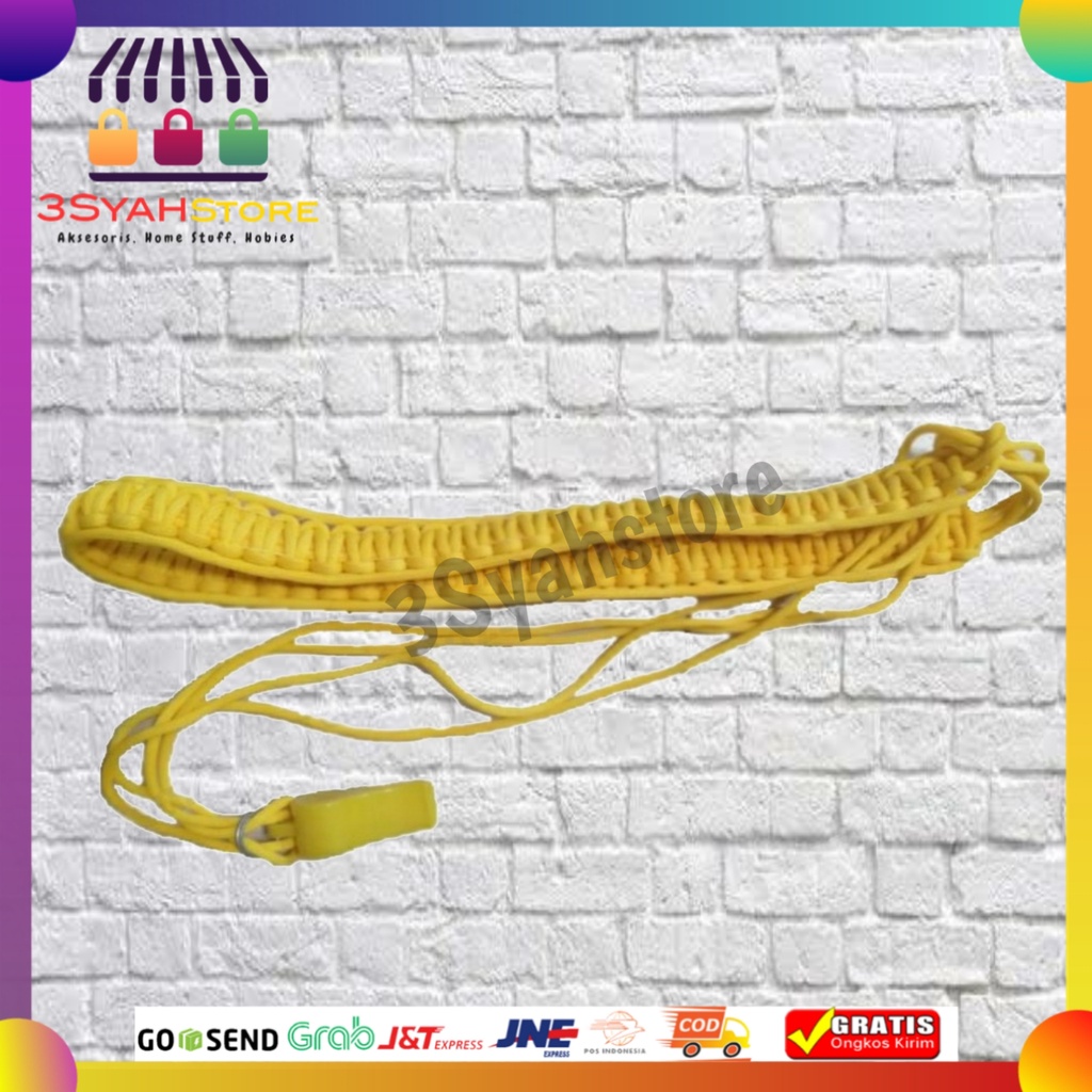 

Tali Kur + Pluit Pramuka Penegak Warna Kuning Tingkat SMA